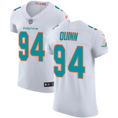 Nike Dolphins #94 Robert Quinn White Men's Stitched NFL Vapor Untouchable Elite Jersey